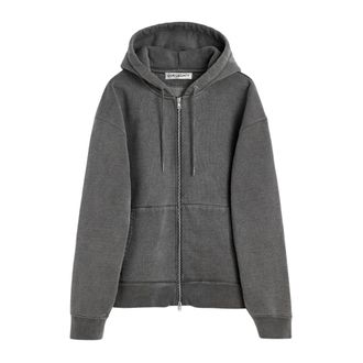 Our Legacy Zip-throughs, male, Gray, Size: L Rascal Full Zip Hoodie