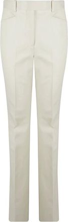 Tom Ford Dames, Broeken, Beige, Maat: XS Katoen