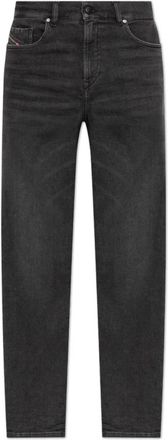 Diesel 2090 D-Veekley Joggjeans - Heren - Regular Fit Jeans - Grijs - W38 - Katoen - Jeans