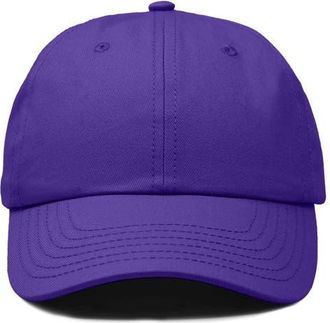 Dalix Classic Cotton Dad Cap in Purple at Nordstrom