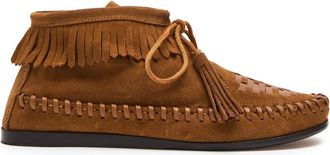 Isabel Marant Felsa Fringed Suede Loafers - Tan - 36 (IT36/ UK3)