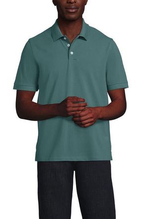 Lands End Short Sleeve Comfort-First Mesh Polo Shirt in Tourmaline at Nordstrom, Size X-Large