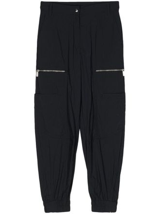 Off-white embroidered cargo trousers - Blue