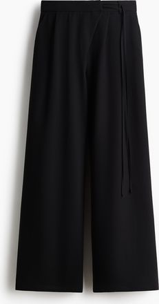 H&M Weite Hose - Schwarz