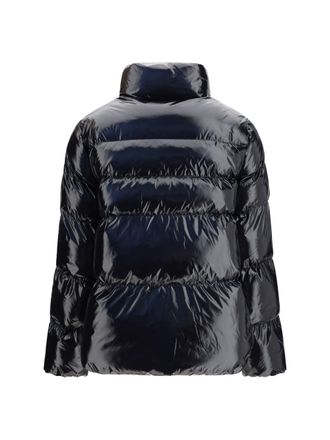 Pinko Womens Quilted Down Jacket Black Limousine Outer Polyamide Puffer
