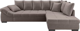 Mr. Couch Ecksofa »Pietro, L-Form, mit Bett, wahlweise mit Kaltschaum« mit Kaltschaum und Bett