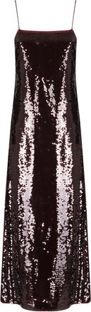 Alberta Ferretti Abito con paillettes - - Dresses - Donna - Rosso - M
