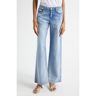 L'agence Joanne Wide Leg Jeans in Dry Ice at Nordstrom, Size 27