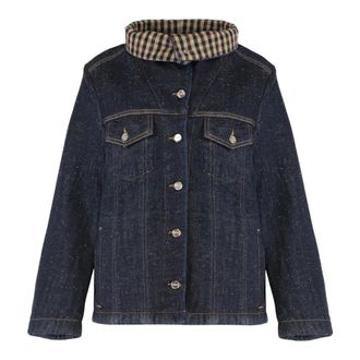 Ganni Denim Jacket with Neppy Style