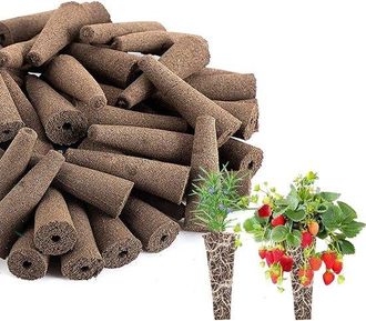 OEM Esponjas De Repuesto Para Plantas, 100 Unidades, 2 X 6,2 X 1 Cm, Esponjas De Cultivo Aptas Para Usar Con Aerogarden, Marr&oacute;n