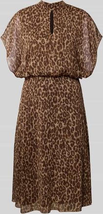 Joop Midikleid mit Stehkragen Modell Dalisha in Camel, Gr&ouml;&szlig;e 34