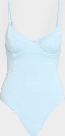 SIMKHAI Demi Bustier One-Piece Swimsuit