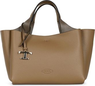 Tod's Tassen, Dames, Bruin, ONE Size, Leer, APA 2 Manici Mini Trac Pelle T Pend