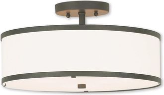 Livex Lighting Livex Park Ridge 3-Light Bronze Ceiling Mount