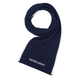 Armani Winter sjaals - Heren - Accessoires - Blauw - Maat: ONE Size