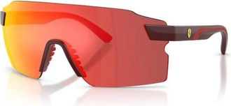 Ferrari Fz 6024U Zonnebril - Heren - Zonnebrillen - Rood - 33 MM - Accessoires