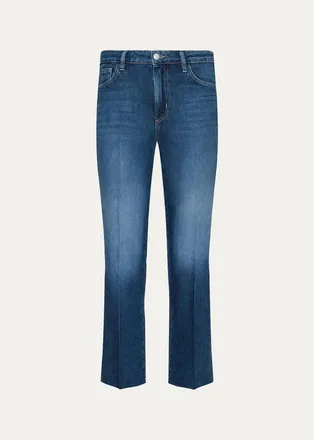 L'agence Wanda High-Rise Cropped Wide-Leg Jeans
