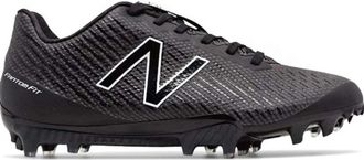 New Balance Burn X WBURNXLB MensBlack Gray Low Top Lacrosse Cleats RHS8684