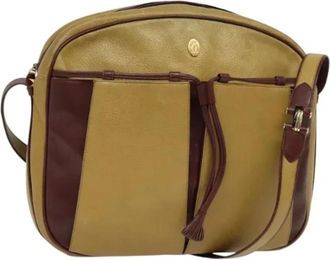 Cartier Tweedehands leren schoudertassen - Dames - Vintage Schoudertas - Geel - ONE Size - Leer - Vintage
