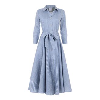 Sara Roka Shirt Dresses, female, Blue, Size: 2XL Sara Roka Dresses Clear Blue