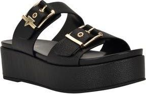 Guess Platform Slide Sandal in Black at Nordstrom Rack, Size 10