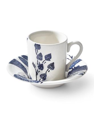 Ralph Lauren Home Burleigh Garden Vine Espresso Cup & Saucer