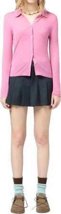 Guest In Residence Elle Sweater Shirt In Rose