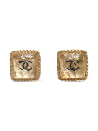 Chanel 2000s CC earrings - women - Gold Plated Brass - One Size