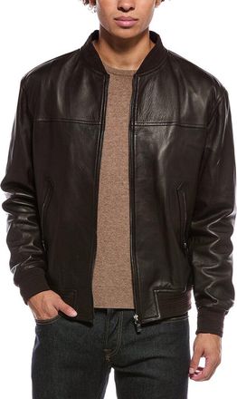 Isaia Leather Jacket