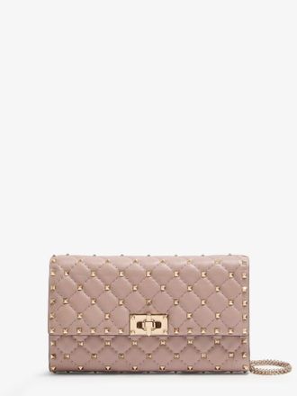 Valentino Garavani Borsa a tracolla Rockstud Spike in pelle con iconiche borchie all-over - VALENTINO GARAVANI - gender_Woman
