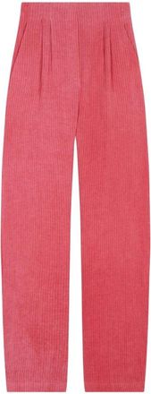 Cortana Lupe Broeken - Dames - Broeken - Rood - S - Linnen - Broeken