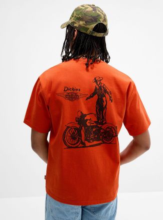 Dickies Mens Biker cowboy T-shirt