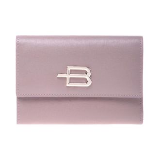 Baldinini Wallets & Cardholders, female, Pink, ONE SIZE, Wallet in taupe saffiano leather