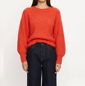 Kivari Reine Knit Sweater In Red