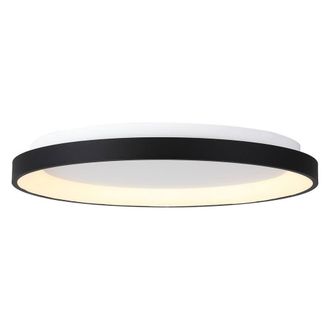 Netlighting Niseko Ring Ceiling 90cm 78W LED 3000K 6200lm Black 3yrs Warranty