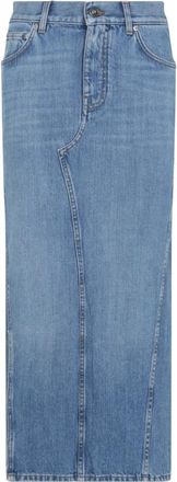Givenchy Blauwe Rok Stijlvolle Garderobe Toevoeging - Dames - Spijkerrokken - Blauw - 2XS - Katoen - Rokken