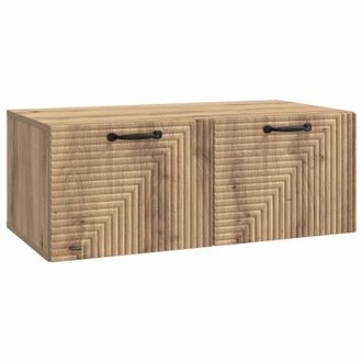 vidaXL Mueble Para Tv De Pared Roble Artesanal 78,5 X 41 X 30 Cm Vidaxl