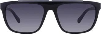 Guess Smoke Gradient Pilot Mens Sunglasses GU00122 01B 57