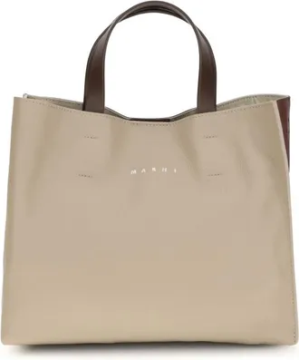 Marni Beige Museo Small Tote
