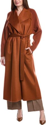 Lafayette 148 New York Wing Collar Cashmere Coat