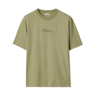 Burberry T-Shirts, male, Green, Size: XL Ryan T-shirt