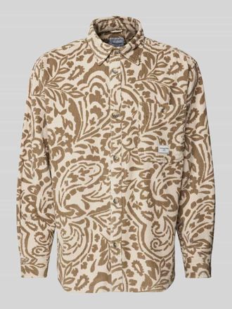 Only & Sons Regular Fit Cordhemd mit Kentkragen Modell BANKS in Beige, Gr&ouml;&szlig;e XXL