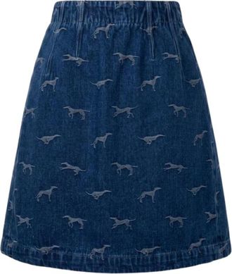 Trussardi Minigonna in Denim - - Skirts - Donna - Blu - S