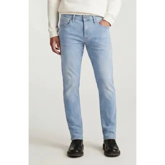 Mavi Jake Slim Leg Jeans in Bleached Supermove at Nordstrom, Size 38 X 30