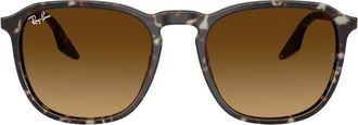 Ray-Ban Brown Gradient Square Unisex Sunglasses RB2203 143185 52
