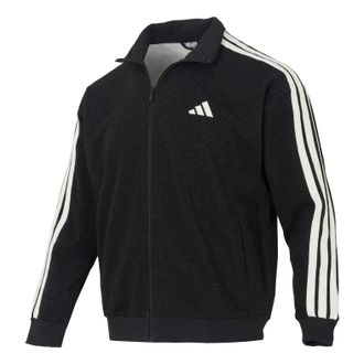 adidas Sports Jacket Asia Sizing Black White KR2488