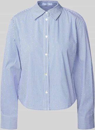 Mango Regular Fit Hemdbluse mit Manschetten Modell SPIGA in Hellblau, Größe L