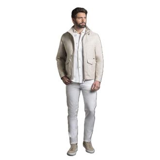 Moorer MenS Sand Tailored Jacket With Pockets, Size 56
