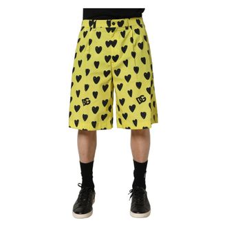 Dolce & Gabbana Long Shorts, male, Yellow, Size: M Bermuda Shorts