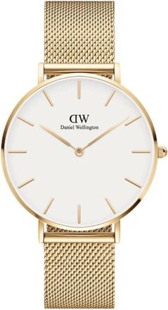 Daniel Wellington Accessoires, Dames, Geel, ONE Size, Gouden Petite Ever Dameshorloge